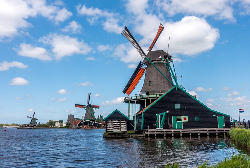 Windmills at the Zaanse Schans